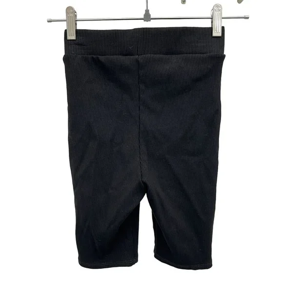 Naked Wardrobe Black Snatched Ribbed Shorts Size S NW-P0081 - Picture 3 of 9